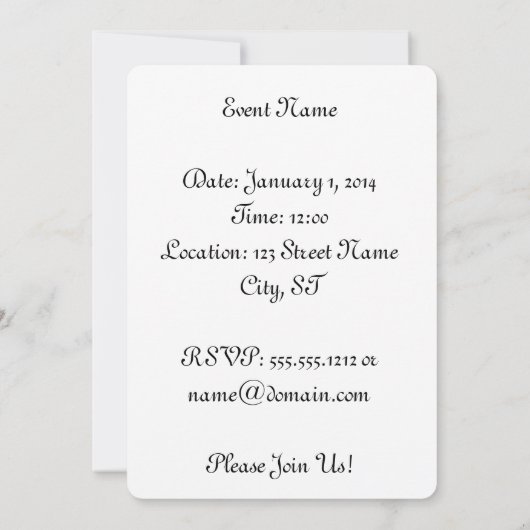 Halloween Medusa Kaart (Achterkant)