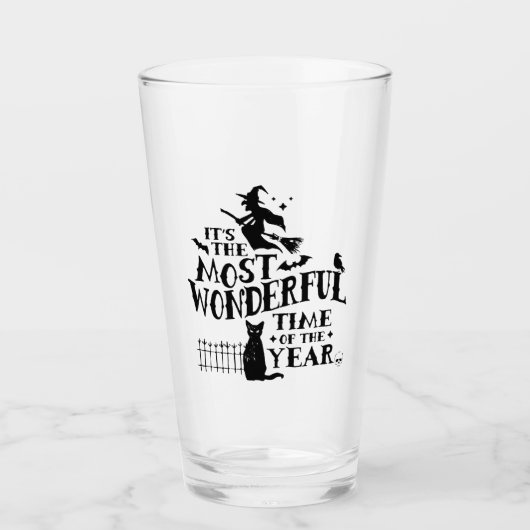 Halloween meest fantastische Time Festive Spooky H Glas (Voorkant)