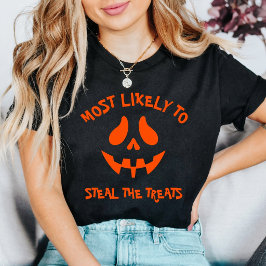 Halloween Meest Waarschijnlijk Om de Snoepjes te S T-shirt