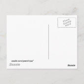 Halloween Meeting - Black Cat and Spider Briefkaart (Achterkant)