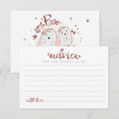 Halloween Meisje Baby shower Advies Kaarten (Voorkant / Achterkant)