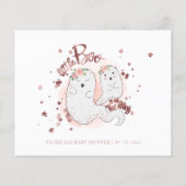 Halloween Meisje Baby shower Advies Kaarten (Achterkant)