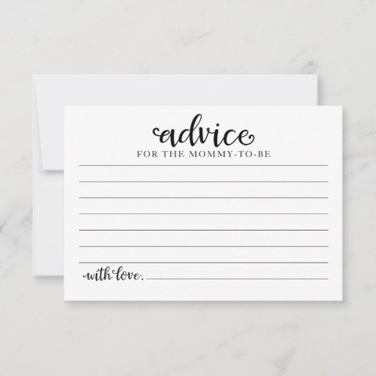 Halloween Meisje Baby shower Advies Kaarten (Voorkant)