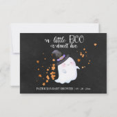 Halloween Meisje Baby shower Advies Kaarten (Achterkant)