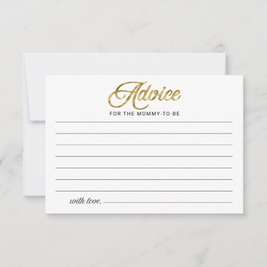 Halloween Meisje Baby shower Advies Kaarten (Voorkant)