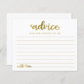 Halloween Meisje Baby shower Advies Kaarten (Voorkant / Achterkant)