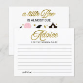 Halloween Meisje Baby shower Advies Kaarten (Voorkant / Achterkant)