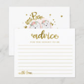 Halloween Meisje Baby shower Advies Kaarten (Voorkant / Achterkant)