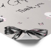 Halloween meisje Baby shower Kaarten en geschenken Poster (Hoek)