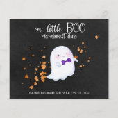 Halloween Meisje Bruidsfeest Advieskaarten (Achterkant)
