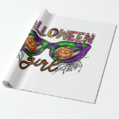 Halloween meisje cadeaupapier (Uitgerold)