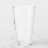 Halloween Meisje Heeft Geen Kostuum Pompoen Glas (Links)