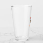 Halloween Meisje Heeft Geen Kostuum Pompoen Glas (Rechts)