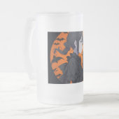 Halloween meisje matglas bierpul (Voorkant links)