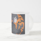 Halloween meisje matglas koffiemok (Voorkant rechts)