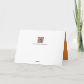  Halloween Meisje met Candle Kaart (Achterkant)