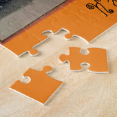  halloween meisje met kaars legpuzzel (Zijkant)