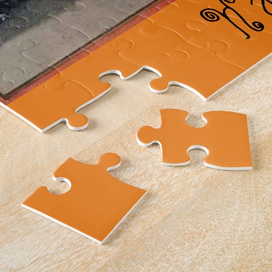 halloween meisje met kaars legpuzzel (Zijkant)