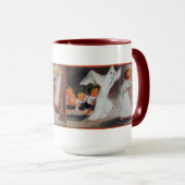  Halloween meisje met kaars Mok (Voorkant rechts)