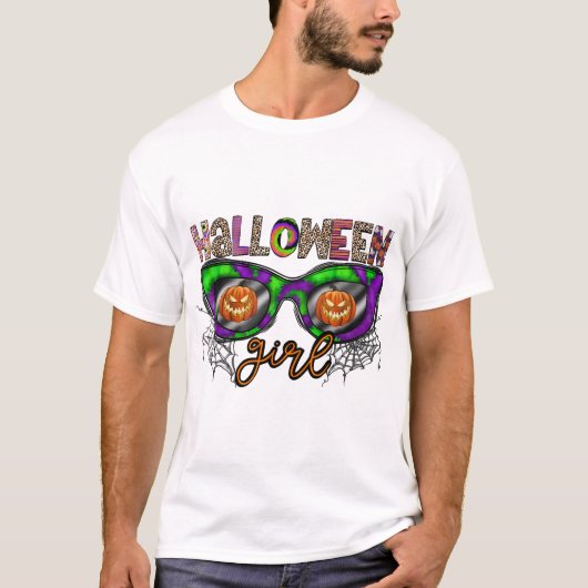 Halloween Meisje T-shirt (Voorkant)
