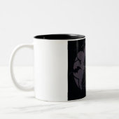 Halloween meisje tweekleurige koffiemok (Links)