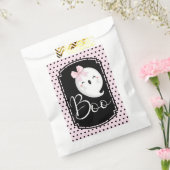 Halloween Meisje Verjaardag Boo Ghost Bedankzakje (Gezegeld)