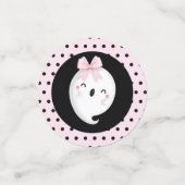 Halloween Meisje Verjaardag Custom Foto Confetti (Kleine voorkant)