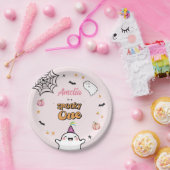 Halloween Meisje Verjaardag Spooky One Papieren Bordje (Feest)