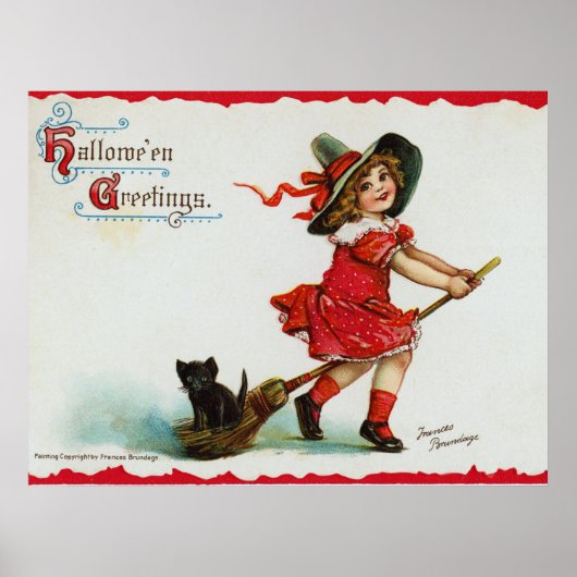  halloween-meisjes in de zaal poster (Voorkant)