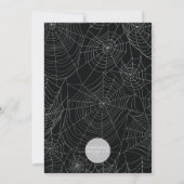 Halloween Meisjes Nachtuitnodiging Kaart (Achterkant)