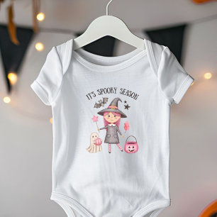 Halloween Meisjes Schattige Roze Heks Ghost Pumpki Romper