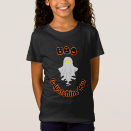 Halloween Meisjes T-shirt | Boo kijkt naar je
