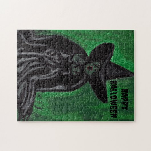 HALLOWEEN MELTING WITCH LEGPUZZEL (Horizontaal)