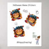 Halloween memes! poster (Voorkant)