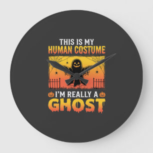 Halloween Mensen Kostuum Spook Vintage Grote Klok