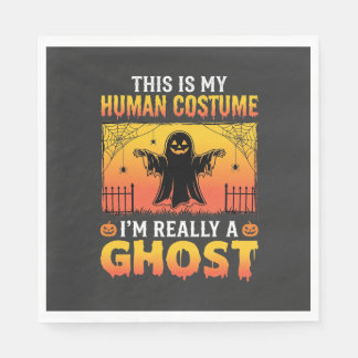 Halloween Mensen Kostuum Spook Vintage Servet