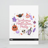 Halloween menus menu (Staand voorkant)