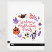 Halloween menus menu (Voorkant / Achterkant)