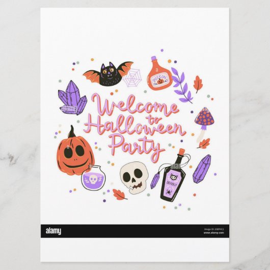 Halloween menus menu (Voorkant)
