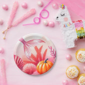 Halloween Mermaid Pink  Papieren Bordje (Feest)