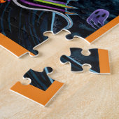 Halloween Mermaid Witch Mercats Ghosts Pumpkins Legpuzzel (Zijkant)