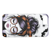 Halloween Messy Bun Woman Case-Mate iPhone Case (Achterkant (Horizontaal))
