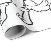 HALLOWEEN MET DE HAND GETROKKEN MONSTER Wrapping P Cadeaupapier (Rol Hoek)