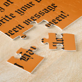  Halloween met een zwerm vliegende vleermuizen Legpuzzel (Zijkant)