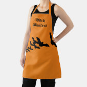  Halloween met een zwerm vliegende vleermuizen Schort (Insitu)