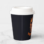 Halloween met heks en pompoenen papieren bekers (Rechts)