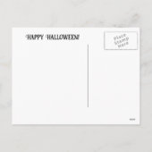 Halloween met Jack O Lantern Witch Schattige Feestdagenkaart (Achterkant)