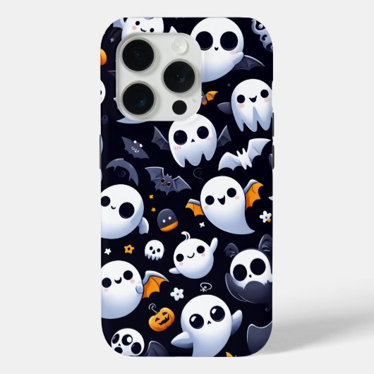 Halloween met leuke geest Case-Mate iPhone case (Achterkant)