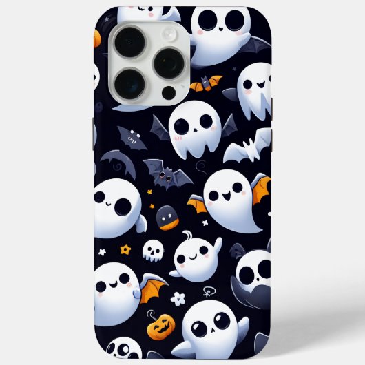 Halloween met leuke geest Case-Mate iPhone case (Achterkant)