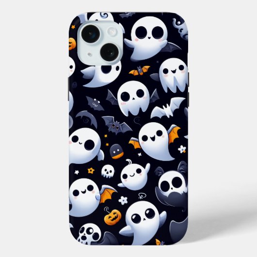Halloween met leuke geest Case-Mate iPhone case (Achterkant)